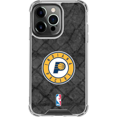 NBA Indiana Pacers Dark Rust iPhone 16 Pro Clear Case